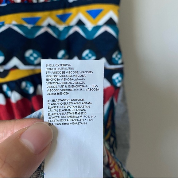 Desigual Sleeveless Scoop Neck Geometric Print Dress Size XL - Picture 13 of 15